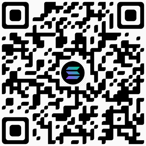 QR code for the LibreWXR Solana donation address